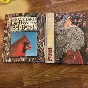 Vintage Books The Backyard Bird Feeder's Bible Book & Library of‎ Nature BIRDS